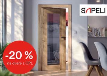 AKCE: 20 % sleva na dveře SAPELI z CPL laminátu 